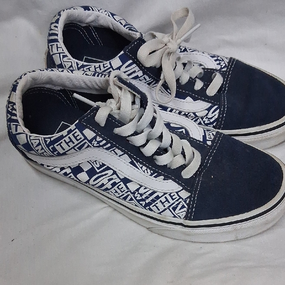 Vans Other - 3/$20 Blue and White Vans Mens/Youth Size 4